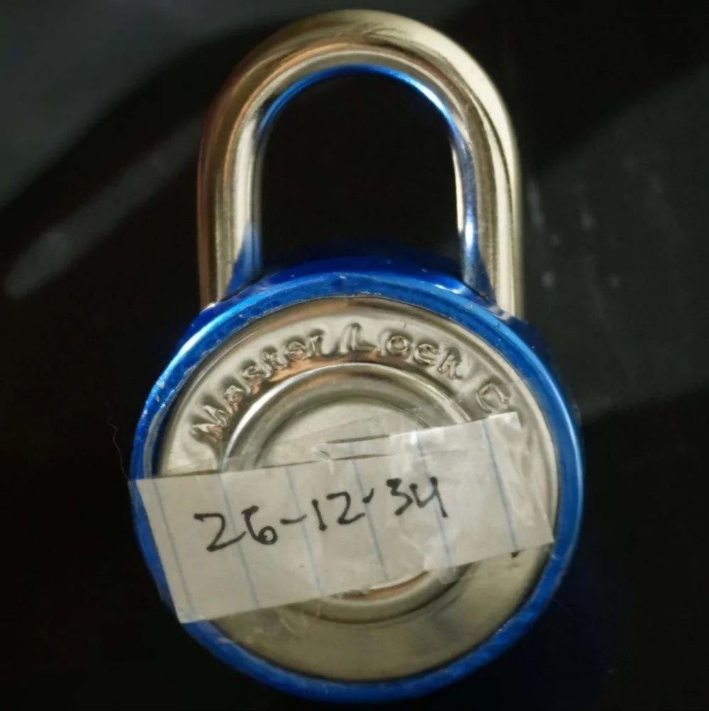 Blue Masterlock - Picture 2 of 2